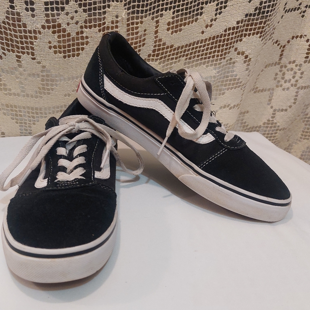 Vans Black Canvas Sneakers